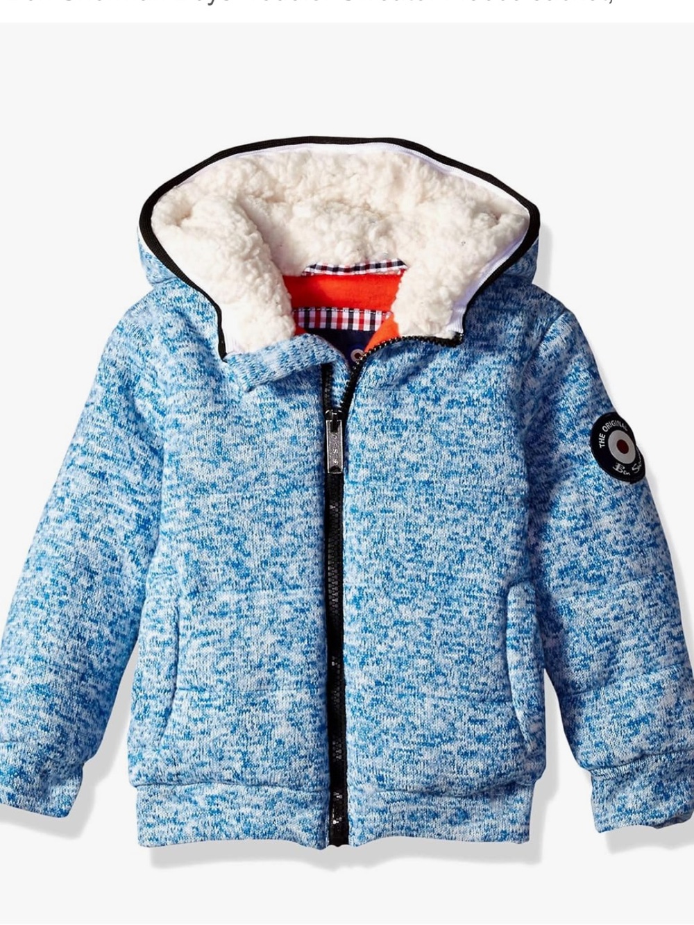 Ben Sherman Infant Boys Sherpa Lined Fleece Jacket, 12 Months
